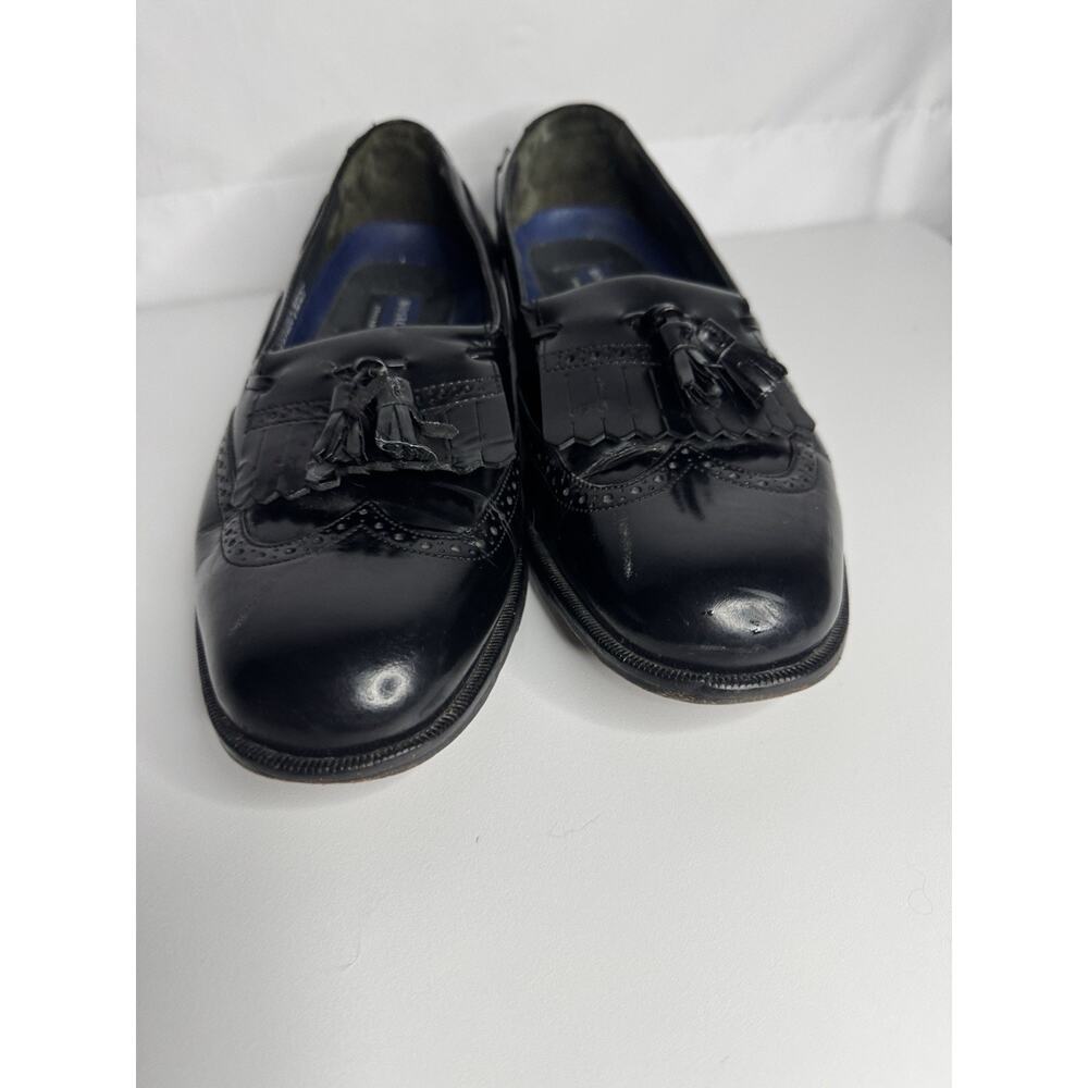 Bostonian Black Tassel Loafers Men’s 10.5 D – Leather Dress Slip-On
